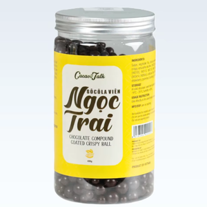 Bolas crujientes recubiertas de chocolate oscuro de panadería OEM de alta calidad HALAL superventas al por mayor a granel comida de cacao decorar pastel buen precio - Product Image 1