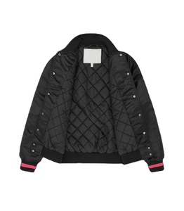 Chaqueta de béisbol deportiva de satén de poliéster 100% bordada personalizada para hombre, cortavientos universitario de estilo callejero, impermeable y transpirable - Product Image 4