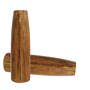 Florero de Madera de Pino Hecho a Mano de Primera Calidad, Decoración Moderna para Jardín, Hogar, Oficina, Centro de Mesa Cilíndrico con Arte Grabado, 20 Pulgadas - Product Image 4