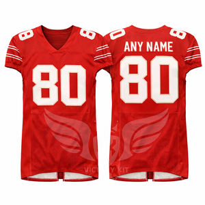 เสื้อฟุตบอลอเมริกันแบบกำหนดเอง เสื้อทีมตาข่าย ชื่อและหมายเลขส่วนตัว รับผลิตแบบ OEM ODM ขายส่ง - Product Image 5