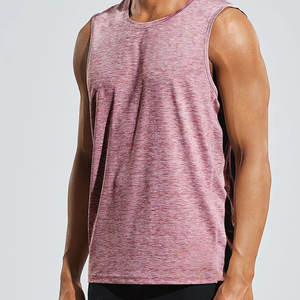 Custom Logo 100% Cotton Workout Fitness Top Lightweight Soft Gym Wear Plain Dyed casual look unique style Tank Top For <b>Men's</b> - Product Image 5