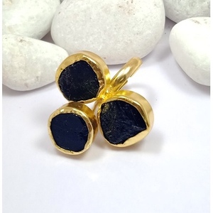 Brass Gemstone <b>Ring</b> Gold Plated <b>Crystal</b> <b>Rings</b> - Product Image 1