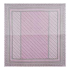 Pink <b>Floral</b> Print 240 TC 100% Cotton Double <b>Bed</b> <b>Sheet</b> Set with 2 Pillow Covers 3-Piece Home Use Flat <b>Bed</b> <b>Sheet</b> - Product Image 4