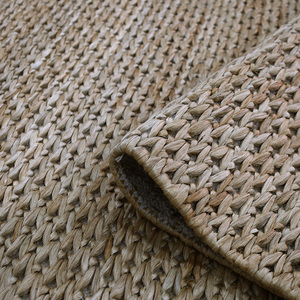 Alfombra de Yute natural clásica tejida a mano con textura trenzada gruesa, diseño duradero y respetuoso con el medio ambiente para interiores rústicos y modernos - Product Image 5