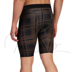 Shorts de sport pour hommes, style tendance, taille élastique, compression, automne - Product Image 6