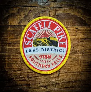 Écusson en polyester tissé par boucle de cerceau d'avion à repasser personnalisé étiquette ronde brodée d'uniformes de pli d'extrémité couleur personnalisée forme personnalisée - Product Image 4