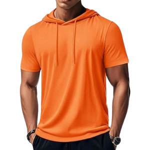 Sweats à capuche Fitness sans manches pour hommes du fabricant pakistanais Logo personnalisé saison d'automne Gym Sports Streetwear à vendre - Product Image 1