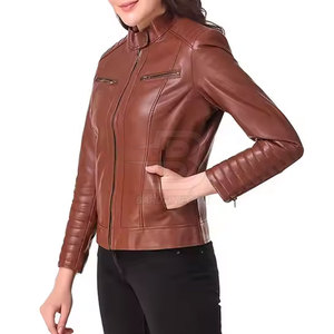 Chaquetas de Cuero para Mujer, Tejidas, Transpirables, Estilo Moderno, Hechas en Pakistán, Venta al Por Mayor, MOQ Bajo - Product Image 4