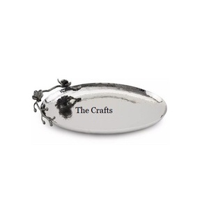 ถาดเสิร์ฟชากาแฟสแตนเลสสีเงิน - Product Image 5