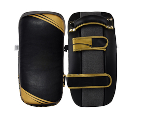 แผ่นซ้อมมวยหนัง PU ปักโลโก้ได้ สำหรับมวยไทย MMA คิกบ็อกซิ่ง คาราเต้ เทควันโด และการฝึกศิลปะการต่อสู้ - Product Image 1