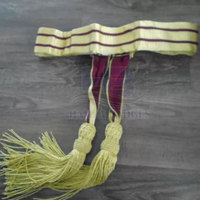 Elegante cinturón de cintura de poliéster, fluido y largo con textura suave para vestidos, batas, faldas, accesorio de cintura de ajuste ancho