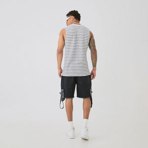 OEM Verano de alta calidad de los hombres de algodón camiseta sin mangas Fitness gimnasio hombres camiseta sin mangas de alta calidad precio razonable - Product Image 2