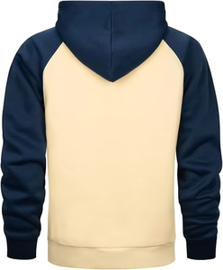 Sweats à capuche zippés pour hommes de haute qualité, 100% coton polaire, teinture unie, respirant, écologique, séchage rapide, faible MOQ, personnalisable - Product Image 5