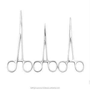 คีมหนีบปากมดลูกสแตนเลส1ชิ้น,คีมหนีบปากตรง14,16คีมผ่าตัด18ซม. - Product Image 1