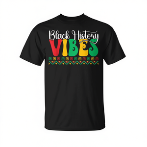 T-shirt Black History Vibes con design Juneteenth afroamericano - Product Image 2