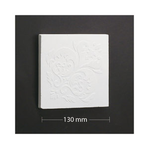 Mediterranean Vintage Cement Tile Crafting Set - Creative 3D Plaster Floral Ornament DIY Material Pack with Quick Mold - Product Image 3
