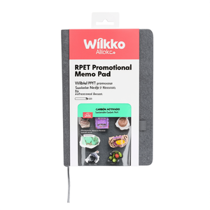 Blocco Note Promozionale Wilko in RPET, Gadget Sostenibile, Taccuino Ecosostenibile - Product Image 2