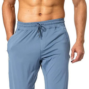 Pantalones Deportivos Casuales Holgados para Hombre al Mejor Precio, Pantalones Jogger de Algodón de Alta Calidad, Diseño de Cintura Baja con Spandex, Tinte Liso de Moda, Lavado Oscuro - Product Image 6