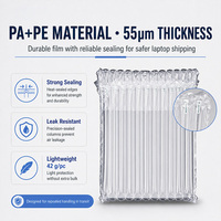 Bolsa Inflable Protectora de Aire en Forma de Q de 14 Columnas para Laptop de 14/15 Pulgadas, 55um PA PE, a Prueba de Golpes, Personalizada de Fábrica