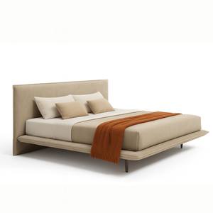 Cama Lorenzo | Cama Plataforma Flotante Moderna | Diseño Tapizado Minimalista | Cama Modern Flotante para Dormitorio - Product Image 2