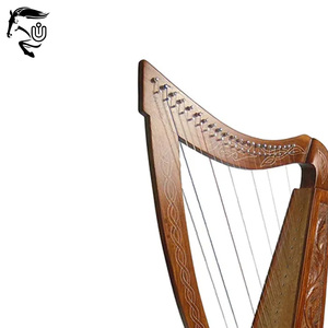 Bon marché Harpe irlandaise en bois Matériau en bois de haute qualité fabriqué Harpe irlandaise Meilleure qualité Accessoires musicaux Harpe irlandaise en bois - Product Image 6