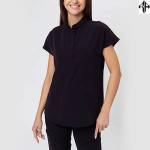 Conjuntos de uniformes médicos de enfermería para clínica, uniformes de enfermería elegantes, uniformes de hospital de verano personalizables de alta calidad, Manga corta para mujer - Product Image 3