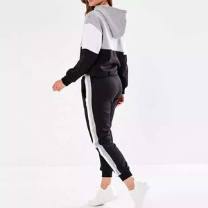 Customized Logo 2026 Half <b>Zip</b> Women Jogger Sets Matching Sweat Suits for Woman Blank Jogging Suits Wholesale Price Tracksuits - Product Image 2