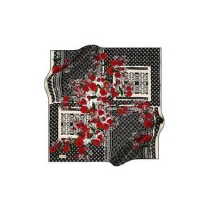Pierre Cardin Floral Digital Print Crepe Satin <b>Square</b> <b>Scarf</b> 90x90 - Product Image 2