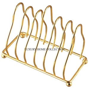 High demand Victorian style antique finished metal toast racks with durable rustproof coating for long lasting performance - Product Image 4