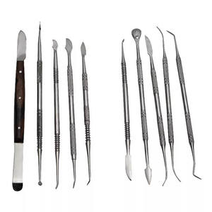 Kit de cera de alta calidad 10 unids/set juego de cuchillos de tallado Dental instrumentos quirúrgicos dentales de acero inoxidable de alta calidad CE ISO aprobado - Product Image 4