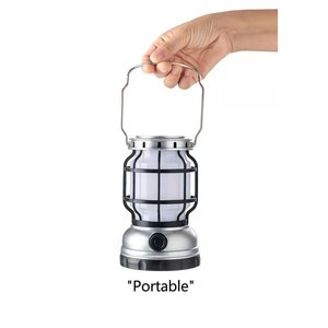Lanterne solaire de Camping, lanterne d'extérieur étanche et Rechargeable, lampes suspendues LED pour Camping, lumière de flamme vacillante - Product Image 1