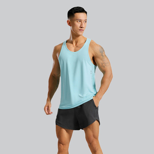 Camiseta sin mangas de gimnasio ligera y cómoda para hombres con características de alta calidad para entrenamiento y entrenamientos Camiseta sin mangas - Product Image 6