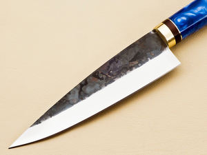 Vente en gros du meilleur couteau de chef japonais fait main avec lame en acier au carbone manche en résine comprenant un sac en cuir Service personnalisé OEM ODM - Product Image 4