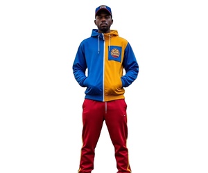 Survêtement en nylon personnalisé 2025 Offre Spéciale | Ensemble pantalon veste coupe-vent Logo personnalisé survêtement en nylon respirant pour Gym & Casual - Product Image 1