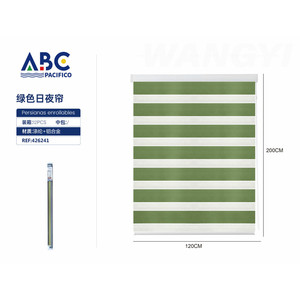 Verde 120*200cm tapparelle motorizzate campione libero elettrico stile veneziano 38mm dimensioni per ufficio Hotel fabbrica fornitura diretta - Product Image 1