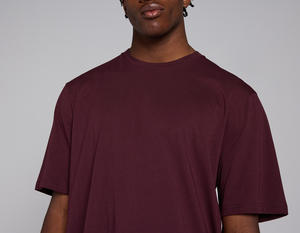 T-shirt pour homme surdimensionné en gros personnalisé, vente chaude, coton lourd, streetwear, t-shirt de sport - Product Image 2