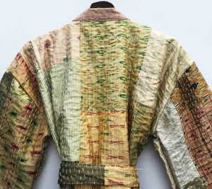 Elegant Boho Gift Quirky Silk Kantha Cotton <b>Long</b> Length Patchwork Reversible <b>Kimono</b> Jacket Unisex <b>Robes</b> Handmade Casual Dresses - Product Image 6