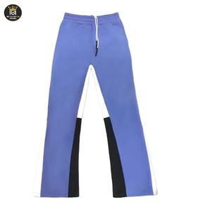 Pantalones de chándal de pierna ancha holgados acampanados lavado ácido para hombre con logotipo personalizado OEM pantalones de Jogger de algodón pantalones acampanados - Product Image 4