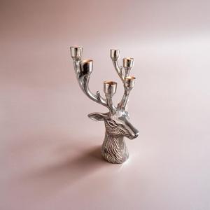 Polished Aluminum Seesaw Ornament Table Top Metal <b>Candle</b> <b>Holders</b> <b>Lanterns</b> & Jars - Product Image 2