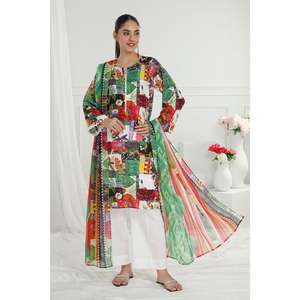 ชุดสูทผ้าไหมไผ่สำเร็จรูป 3 ชิ้นสำหรับผู้หญิง ระบายอากาศได้ดี ทรงเอวธรรมชาติ เหมาะสำหรับใส่พักผ่อน - Product Image 6