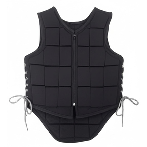 Gilet de sécurité pour l'équitation pour les jeunes enfants, léger, respirant, protection corporelle équestre, équipement d'équitation haute protection, réglable sur les côtés - Product Image 1