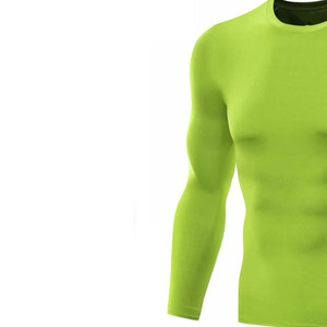 Camisas de compresión de alta calidad personalizadas con estampado DTG para hombres, buenas cosas, cómodas para gimnasio y Deportes - Product Image 3