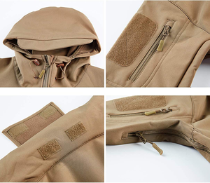 Nueva Chaqueta Bomber Personalizada para Hombre, Cómoda y Elegante, con Capucha y Cuello Alto, de Alta Calidad, Resistente al Viento, con Logotipo Frontal, Corte Ajustado - Product Image 4