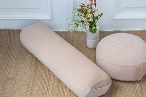 Organic Cotton Rectangular <b>Yoga</b> <b>Bolster</b> Cushion Washable Cover Restorative Yin <b>Yoga</b> Accessory Handmade India Directly Supplied - Product Image 2