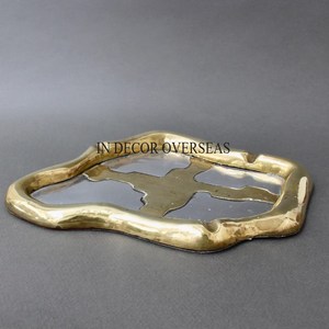 Look accrocheur couleur argent et or rustique Vintage inspiré Art Designer cendrier pour la maison et l'hôtel accessoires fumeurs - Product Image 6