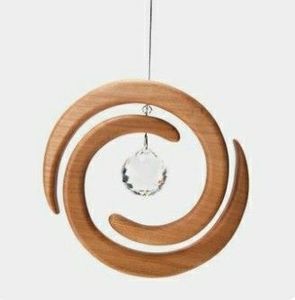 COLLARES DE MUJER PARA MUJERES HOMBRES NATURAL GRANDE BOHO TRIBAL SONO Colgante de madera en cordón ajustable Collar hecho a mano - Product Image 5