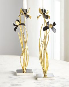 Selling <b>Brass</b> Metal Candle Holder Wedding Home Hotel Decoration Centerpiece Bedside <b>Candlestick</b> Cheap Price Candelabra - Product Image 3