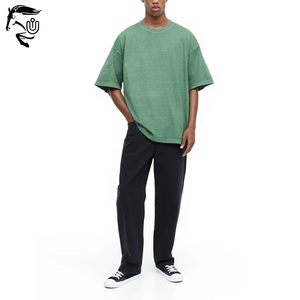 Camiseta de lavado ácido para hombre transpirable y de secado rápido a la venta/Camiseta de lavado ácido para hombre de uso informal y al aire libre - Product Image 3