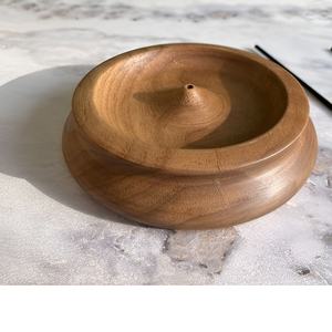 Quemador de incienso de estilo árabe hecho a mano para decoración del hogar, de madera con grabado de latón, quemador de incienso para fragancia del hogar - Product Image 2