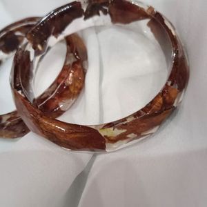 VINTAGE CHUNKY FASTION Designer Bijoux Résine Géométrique Bracelet Cadeau Marbre Ambre Irrégulier Acrylique Bracelet pour Femmes - Product Image 4